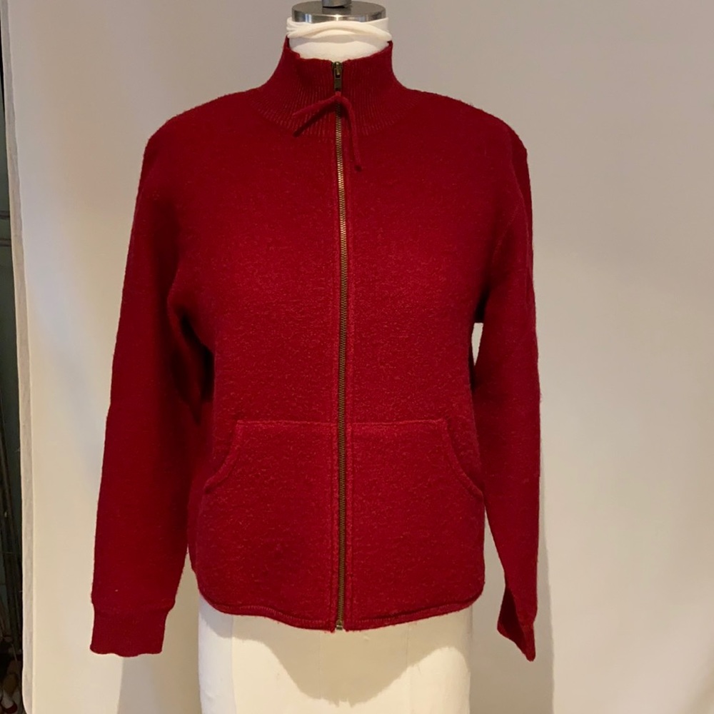 Dean & White boiled wool cardigan
